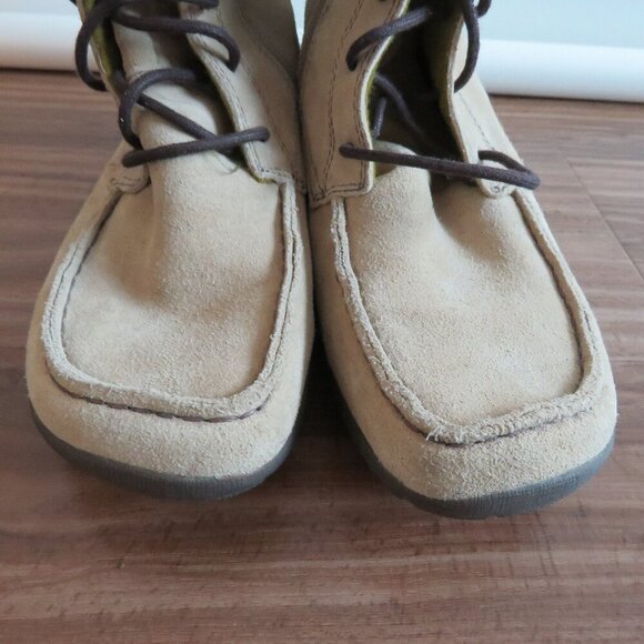 VAGABOND Cream Suede Leather Lace Up Snowflake Moccasin Winter Boots Size US 6.5 - Picture 7 of 16